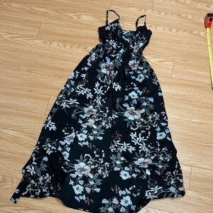 Floral Maxi Dress with Spaghetti Straps